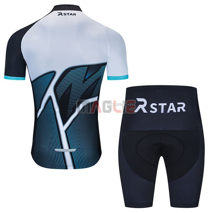 Maglia R Star Manica Corta 2021 Bianco Nero - Clicca l'immagine per chiudere